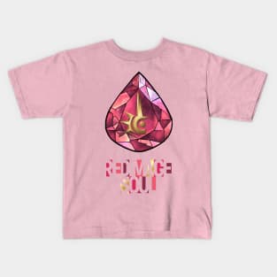 Red Mage Soul - FF14 Job Crystal T-Shirt Kids T-Shirt